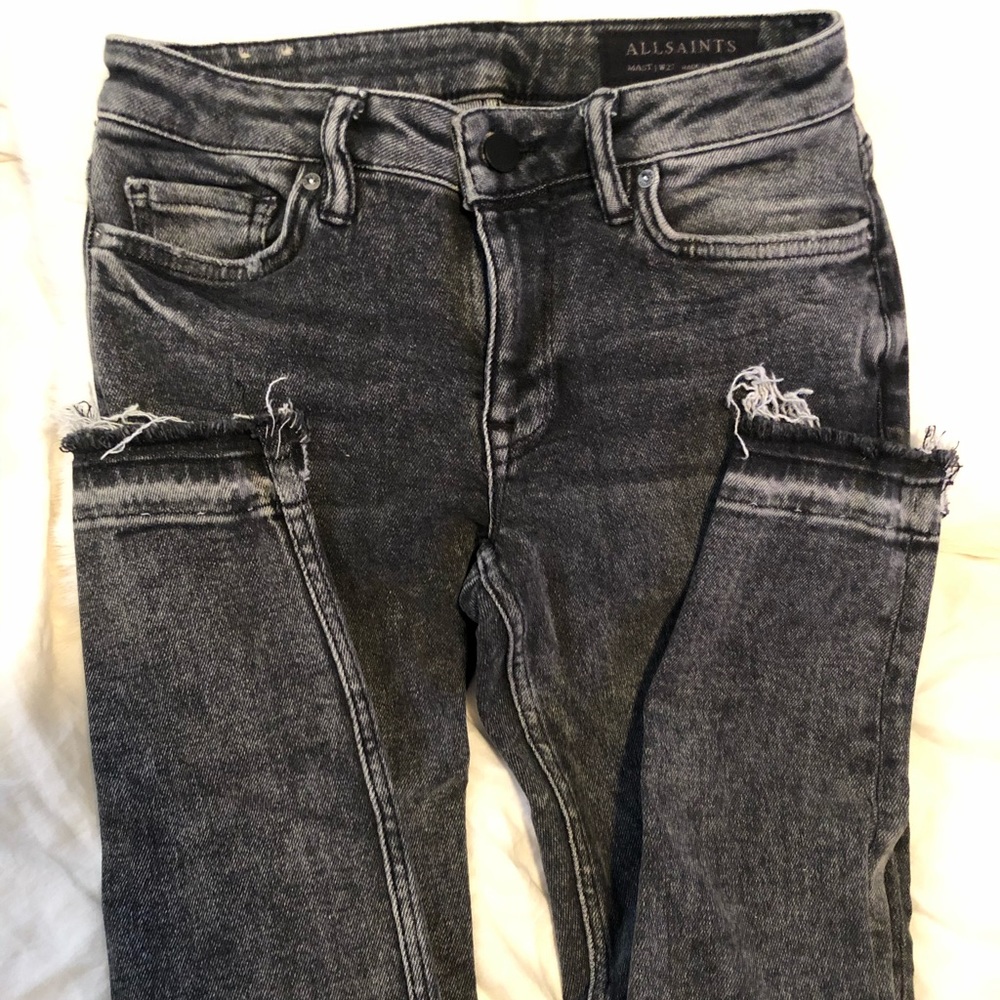 Black All Saints Denim